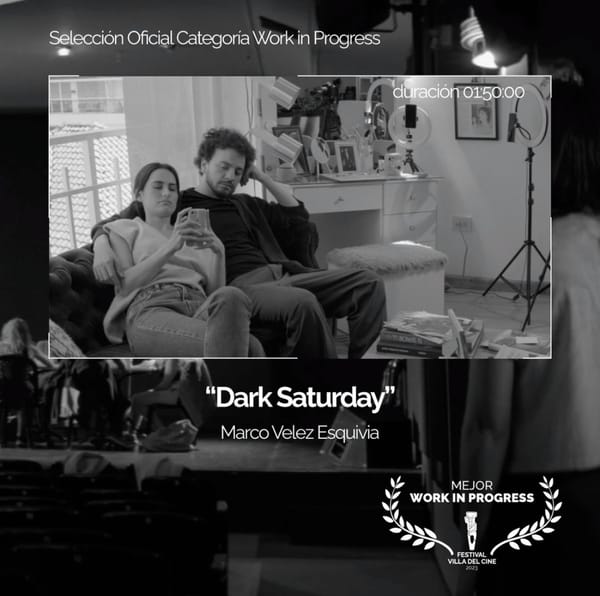 Sábado Oscuro gana el premio a Mejor Work In Progress en el Festival Villa del Cine