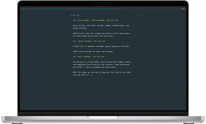 Highland Pro, el programa que uso para escribir guiones